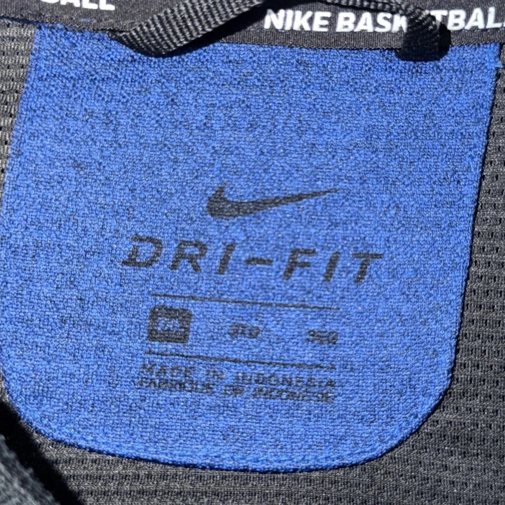Men's Nike Dri-Fit Full Zip Basketball Blue Hoodie -Size 3XL Athletic